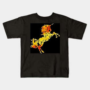 Unicorn-Radiant Sun Kids T-Shirt